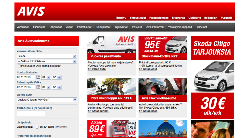 Avis Autovuokraamo