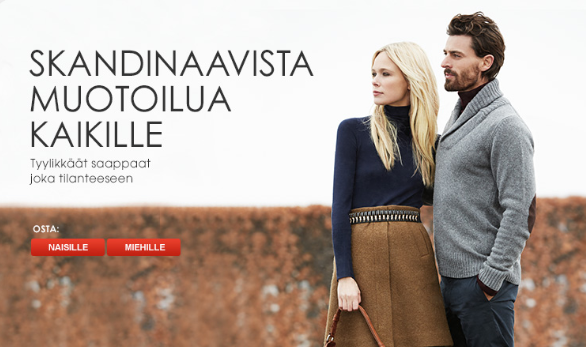 Ecco skandinaavista muotoilua