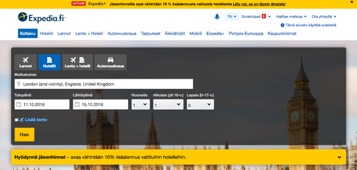 expedia-alennuskoodi